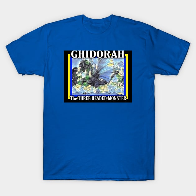 GHIDORAH THE THREE HEADED MONSTER T-Shirt by Robzilla2000